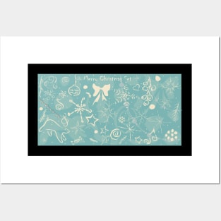 Winter pattern Posters and Art